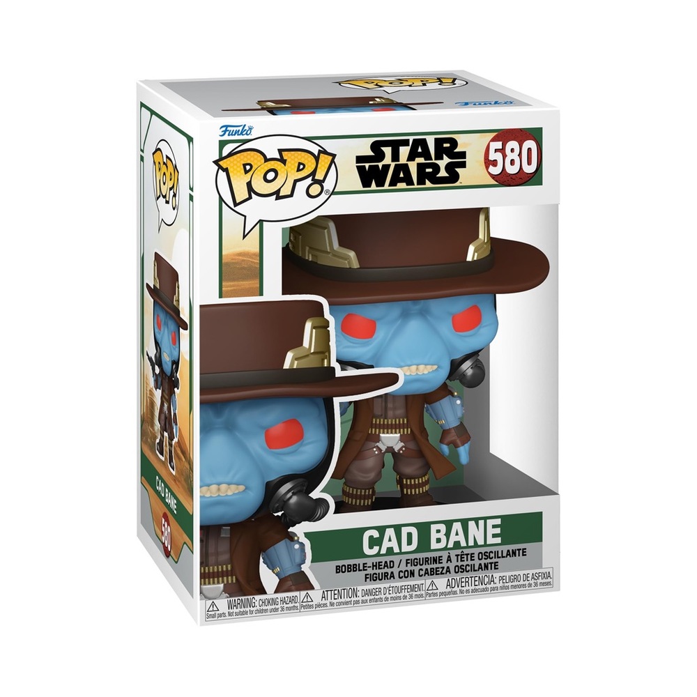 Funko Pop Star Wars Cad Bane with Blue and Brown Colors